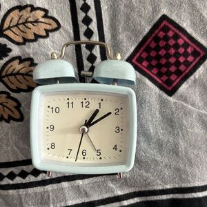 Vintage Blue Alarm Clock